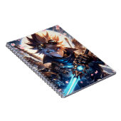 Anime Krieger Notizbuch Notizblock (Rechte Seite)