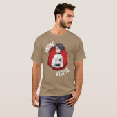 Anime Krieger White Geschenk T-Shirt (Vorne ganz)