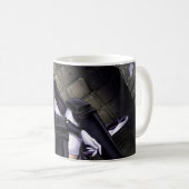 Anime-Kriegers-Mädchen Kaffeetasse (VorderseiteRechts)