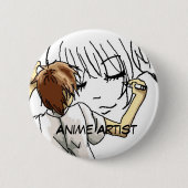 Anime-Künstler Button (Vorderseite)