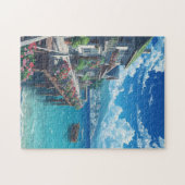 Anime-Küstenort-Puzzle – Seaside Flow Puzzle (Horizontal)