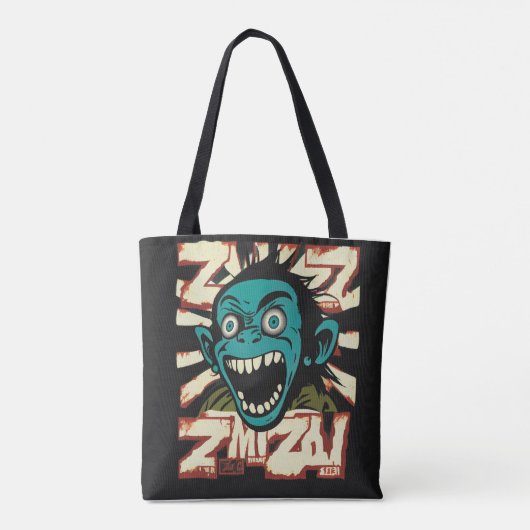 Anime-Lächeltasche Tasche (Rückseite)