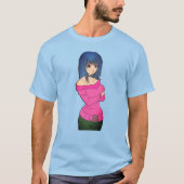 Anime lady T - Shirt (Vorderseite)
