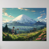 Anime Landscape Poster (Vorne)