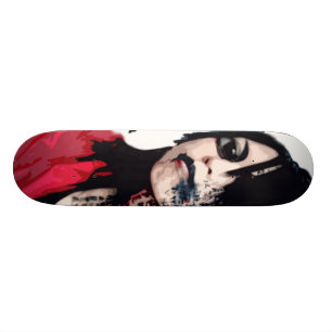 Anime lebendig skateboard