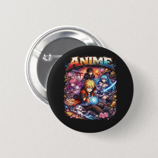 Anime-Legenden Button (Vorne & Hinten)