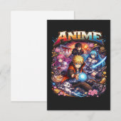Anime-Legenden Dankeskarte (Vorne/Hinten)