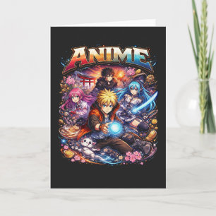 Anime-Legenden Feiertagskarte