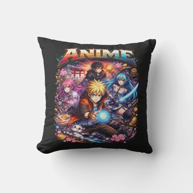 Anime-Legenden Kissen (Vorderseite)