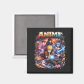 Anime-Legenden Magnet (Vorderseite/Rückseite)