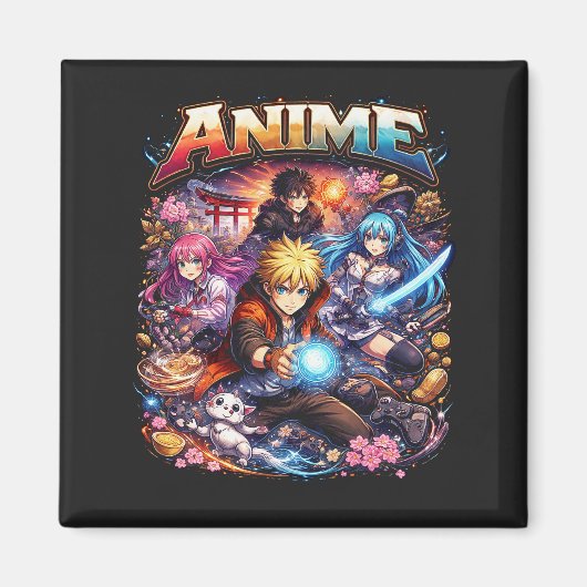 Anime-Legenden Magnet (Vorne)