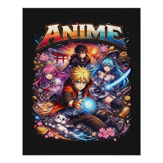Anime-Legenden Poster (Vorderseite)