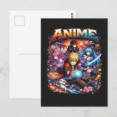 Anime-Legenden Postkarte (Vorne/Hinten)