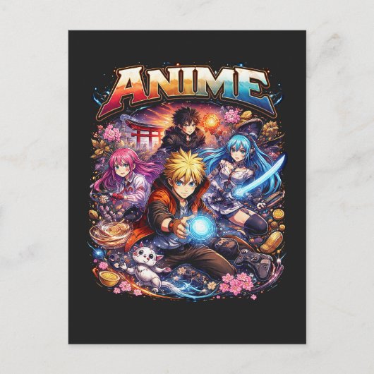Anime-Legenden Postkarte (Vorderseite)