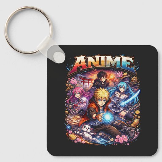 Anime-Legenden Schlüsselanhänger (Vorderseite)