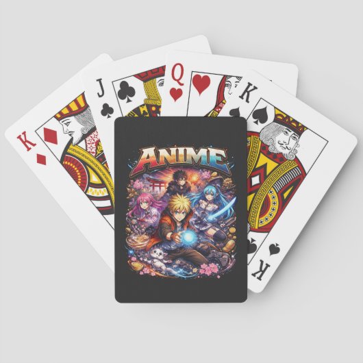 Anime-Legenden Spielkarten (Rückseite)