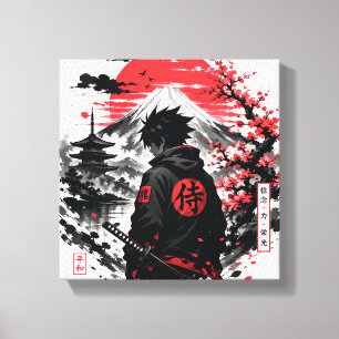 Anime leinwanddruck