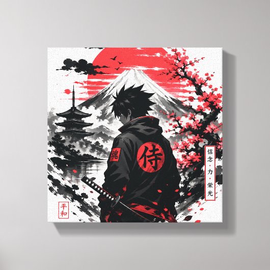 Anime leinwanddruck (Vorderseite)