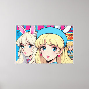 Anime-Leinwanddruck auf Stretchrahmen Leinwanddruck