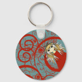 Anime-Liebe - Personalisieren Schlüsselanhänger (Vorderseite)