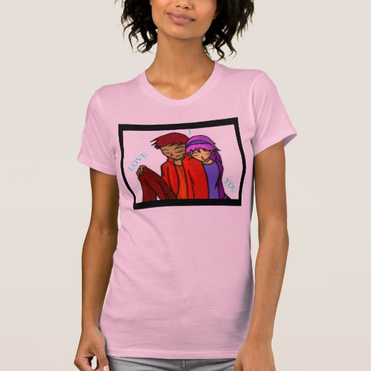 Anime-Liebe T-Shirt (Vorderseite)