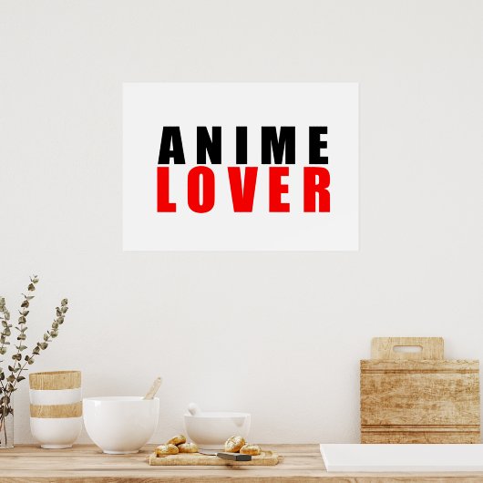 Anime-Liebhaber Poster (Küche)