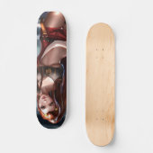 Anime long haar hot design skateboard (Vorderseite)