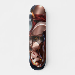 Anime long hair hot design skateboard