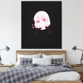 "Anime Love Vibes" Leinwanddruck (Insitu (Schlafzimmer))
