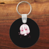 "Anime Love Vibes" Schlüsselanhänger (Vorderseite)