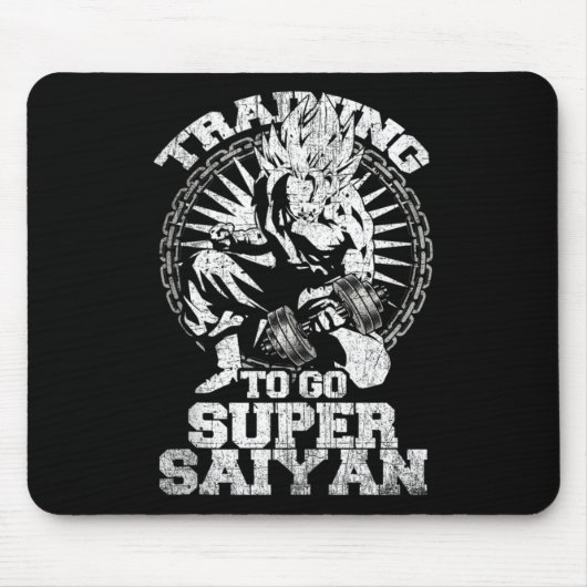 Anime Lover Bodybuilder Funny Workout Fitness Gym Mousepad (Vorne)
