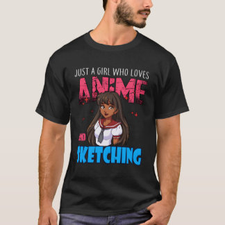 Anime Lover Girl Just a Girl, die Anime und S Lieb T-Shirt