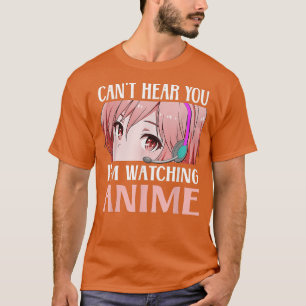 Anime Lover japanese watching Anime Girls teen wom T-Shirt