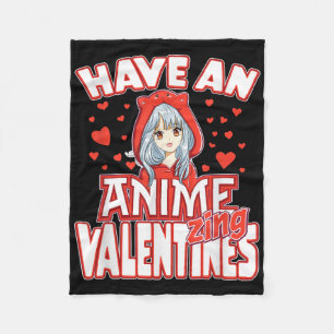 Anime Lover Valentinstag Kinder Teens Erwachsene Fleecedecke