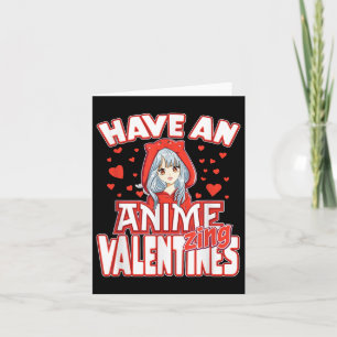 Anime Lover Valentinstag Kinder Teens Erwachsene Karte