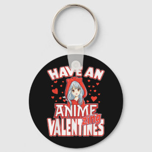 Anime Lover Valentinstag Kinder Teens Erwachsene Schlüsselanhänger