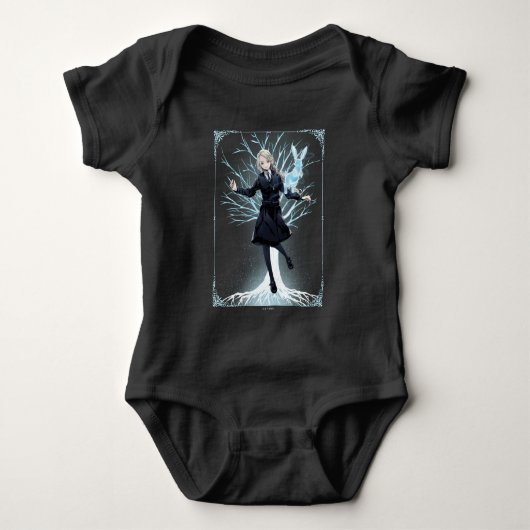 Anime Luna Lovegood's Rabbit Patronus Baby Strampler (Vorderseite)