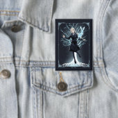 Anime Luna Lovegood's Rabbit Patronus Button (Insitu)