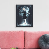 Anime Luna Lovegood's Rabbit Patronus Leinwanddruck (Insitu (Wohnzimmer))