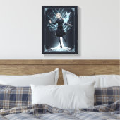 Anime Luna Lovegood's Rabbit Patronus Leinwanddruck (Insitu (Schlafzimmer))