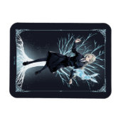 Anime Luna Lovegood's Rabbit Patronus Magnet (Horizontal)