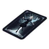 Anime Luna Lovegood's Rabbit Patronus Magnet (Linke Seite)