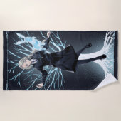 Anime Luna Lovegood's Rabbit Patronus Strandtuch (Vorderseite)