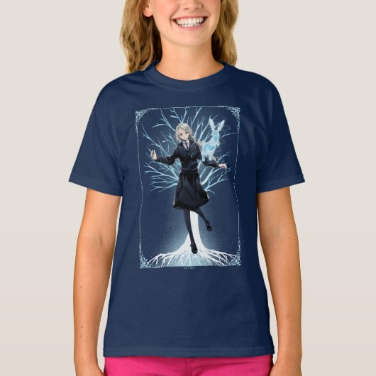 Anime Luna Lovegood's Rabbit Patronus T-Shirt (Vorderseite)