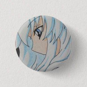 Anime-Mädchen Button