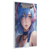Anime-Mädchen-Design trendy stilvolles Klemmbrett  (Rechts)