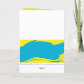 Anime-Mädchen-Geburtstag Karte (Rückseite)