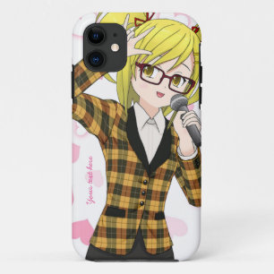Anime-Mädchen-Gesang-Karaoke kundengerechter iPhone 11 Hülle
