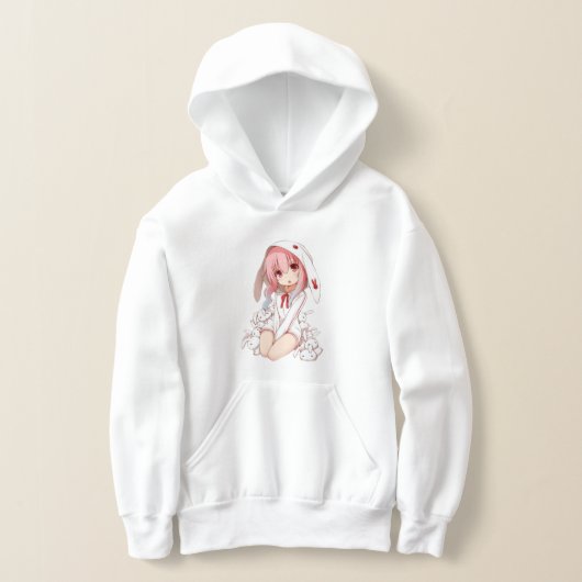 Anime-Mädchen 🤩 Hoodie (Ablage )