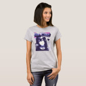 Anime-Mädchen im Gothic-Stil 'Sei cool' T-Shirt (Vorne ganz)